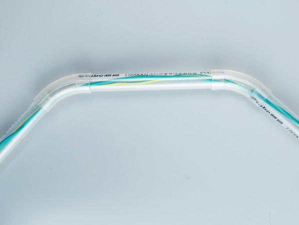 PVC透明135度T型弯