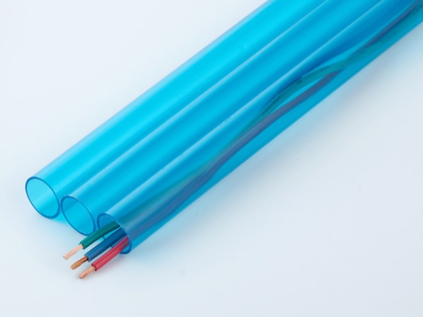 PVC透明红蓝线管